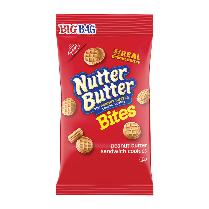 Nutter Butter Bites Peanut Butter Sandwich Cookies Big Bag - 12 Count