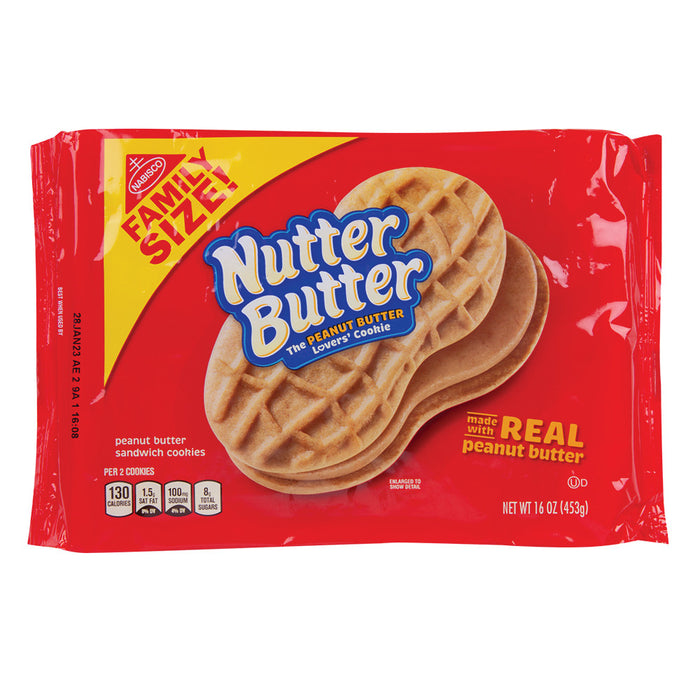 Nutter Butter Peanut Butter Sandwich Cookies - 16 OZ