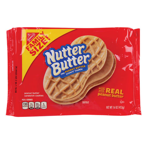 Nutter Butter Peanut Butter Sandwich Cookies - 16 OZ