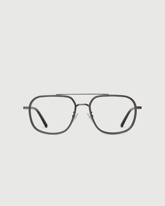 Locket::Octavio Eyeglasses pilot black metal front