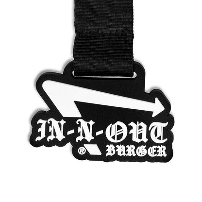 Old English Rubber Keychain