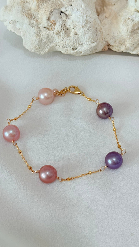 Ombre 5 pearl bracelet - Edison