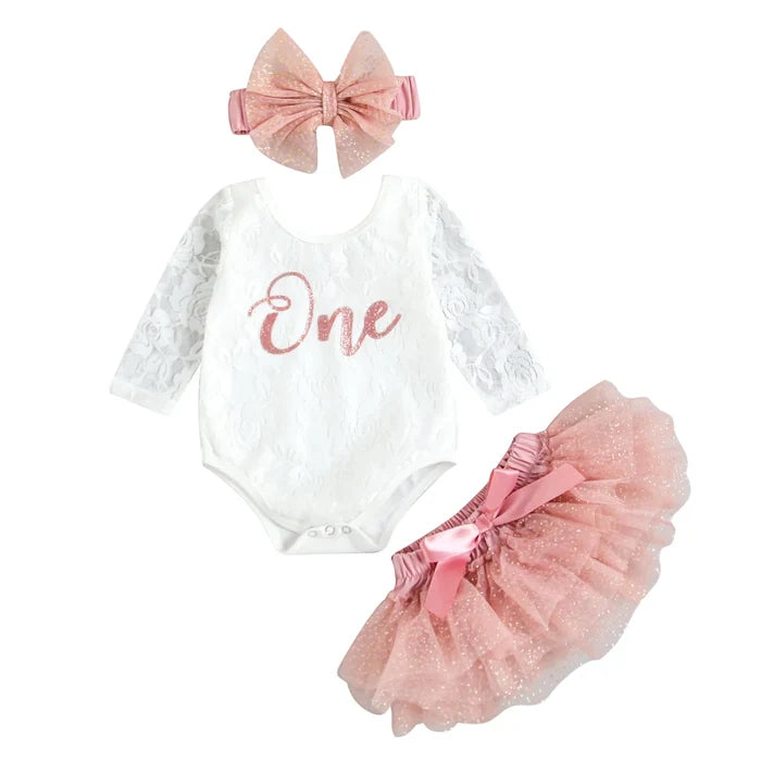 ONE Lace Tutu Outfit
