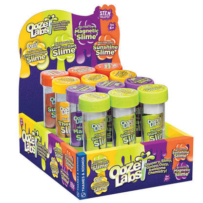 Ooze Labs: Mix Your Own Slime Kits 12-Piece Gift Set STEM Thames & Kosmos