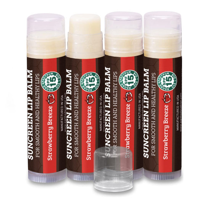 SPF 15 Strawberry Breeze] 4-Pack