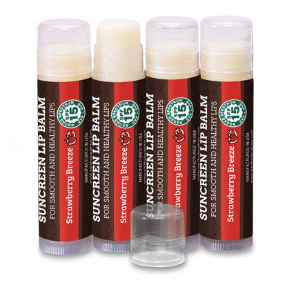 SPF 15 Strawberry Breeze] 4-Pack