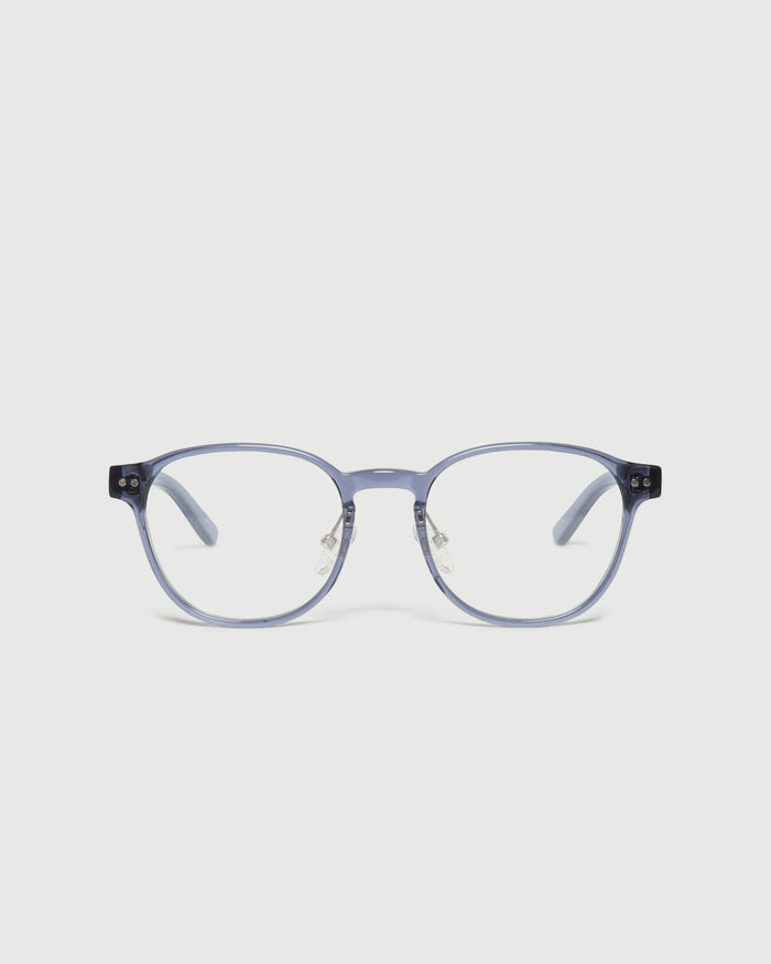 Denim::Orman Eyeglasses round blue acetate front