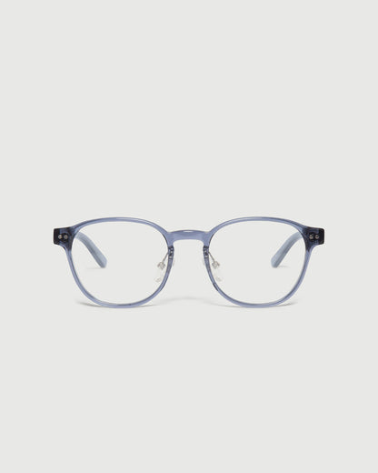 Denim::Orman Eyeglasses round blue acetate front