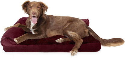 (Plush & Velvet) Merlot Red / Large / Cooling Gel Foam
