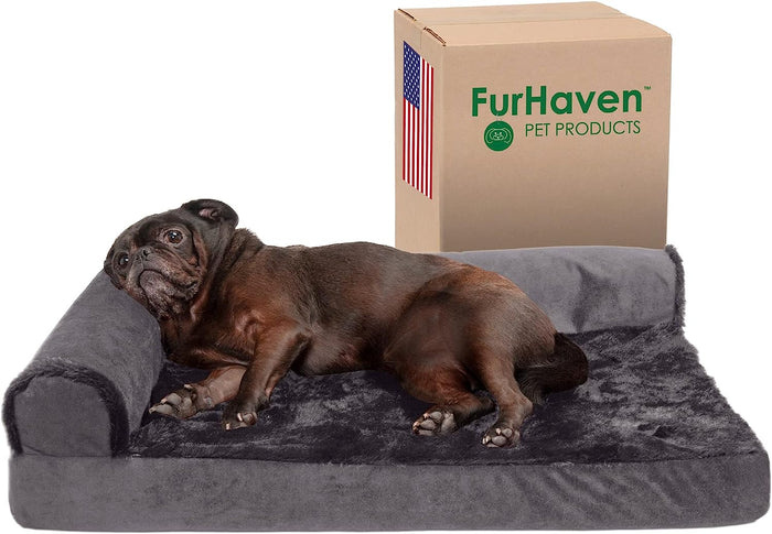 (Plush & Velvet) Platinum Gray / Medium / Cooling Gel Foam