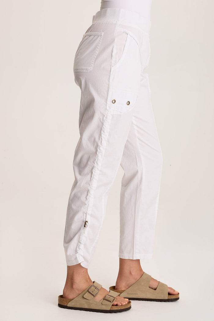 XCVI Otish Slim Poplin Crop