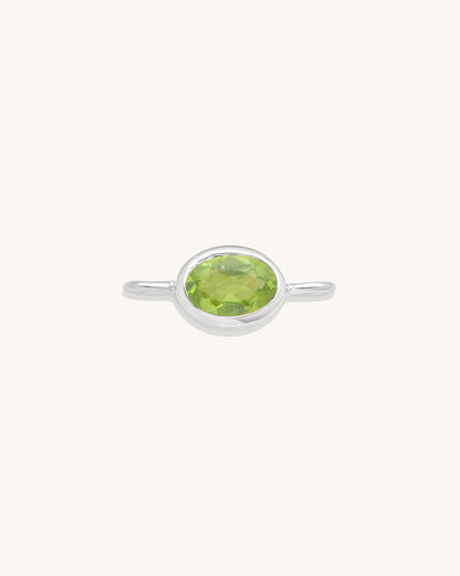 Oval Gemstone Connector