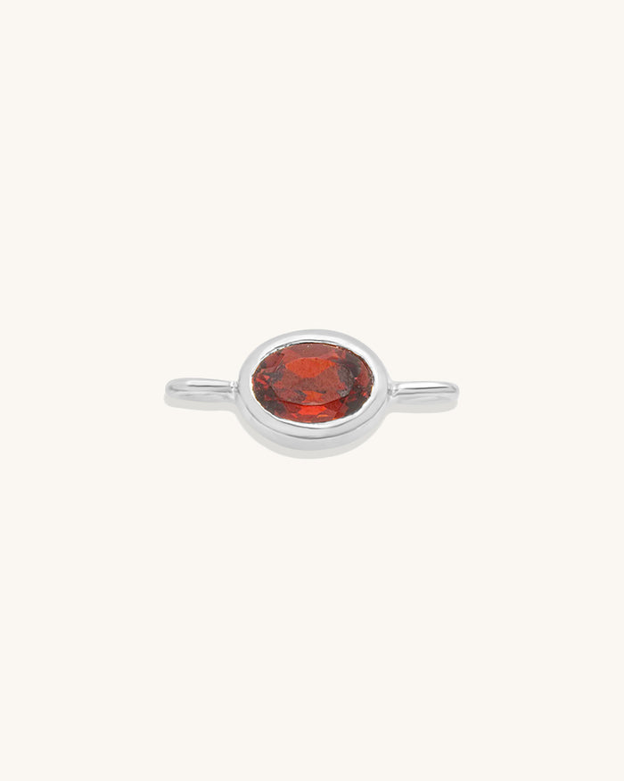 Oval Gemstone Connector