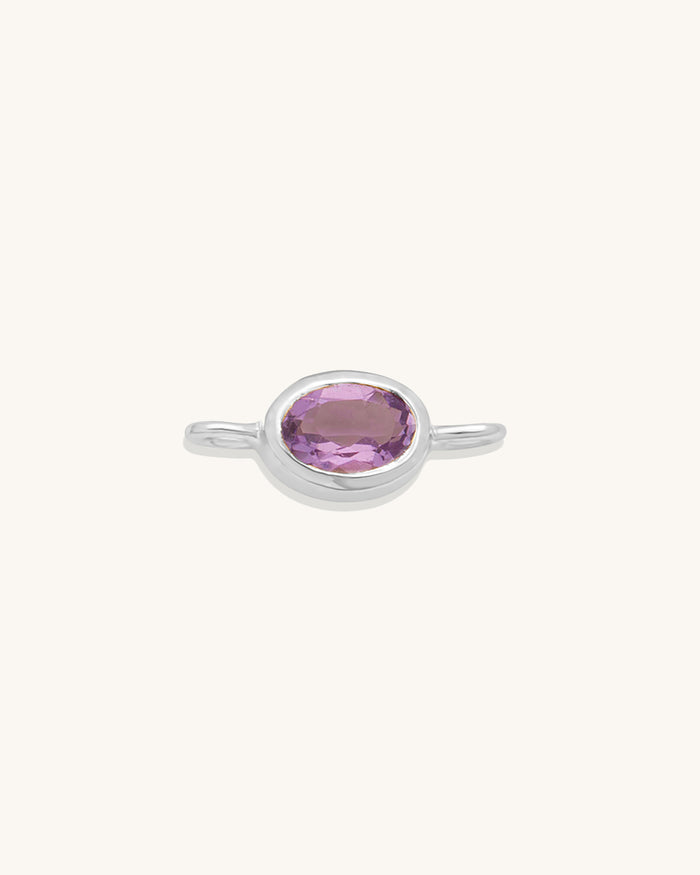 Oval Gemstone Connector