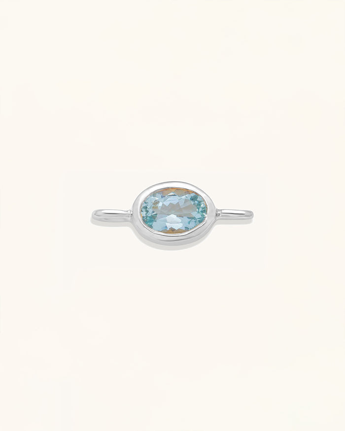 Oval Gemstone Connector