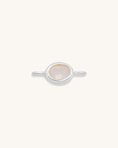 Oval Gemstone Connector