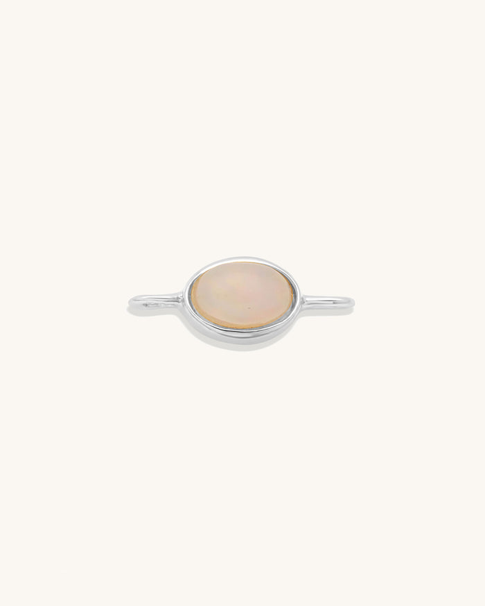 Oval Gemstone Connector