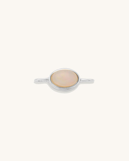 Oval Gemstone Connector