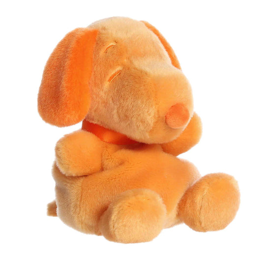 Palm Pals 5 Inch Peanuts Snoopy ORANGE Plush Toy