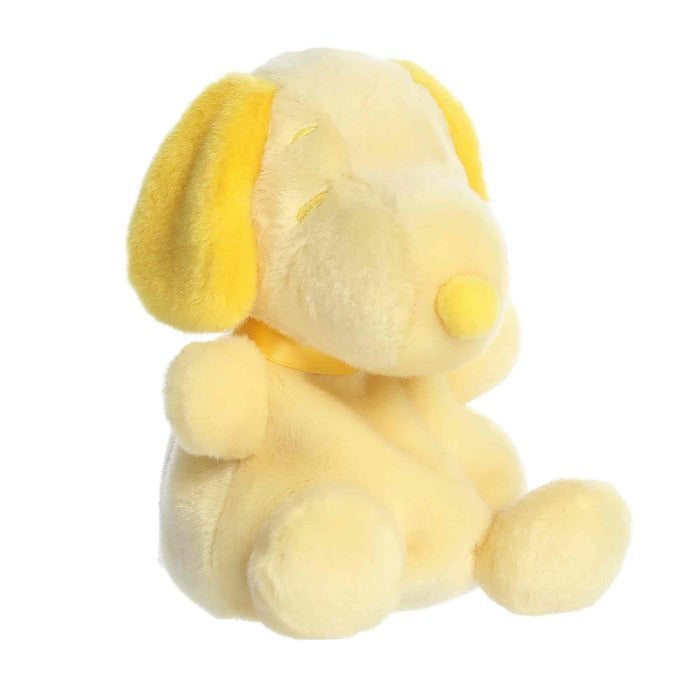 Palm Pals 5 Inch Peanuts Snoopy YELLOW Plush Toy