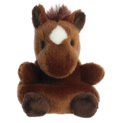 Palm Pals 5 Inch Truffle the Brown Horse Plush Toy - Owl & Goose Gifts