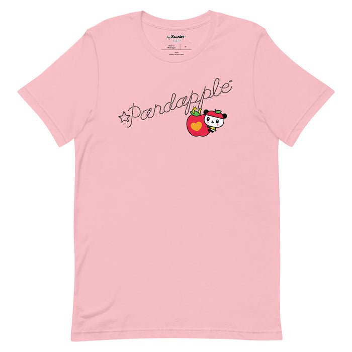Pandapple Dotted Signature Tee Apparel Printful Pink S