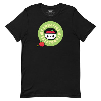 Pandapple Green Logo Tee Apparel Printful Black XS