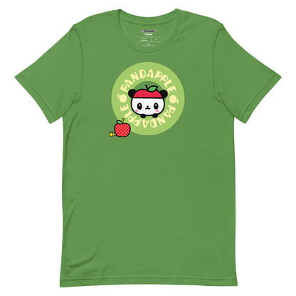 Pandapple Green Logo Tee Apparel Printful Leaf S