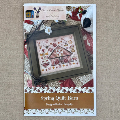 Pansy Patch Quilts and Stitchery - Spring Quilt Barn - Cross Stitch Chart and/or Roxy Floss Co Threads
