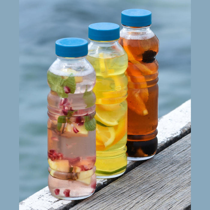 Pasabahce 550ml Vita Water Bottle With Lid - Clear