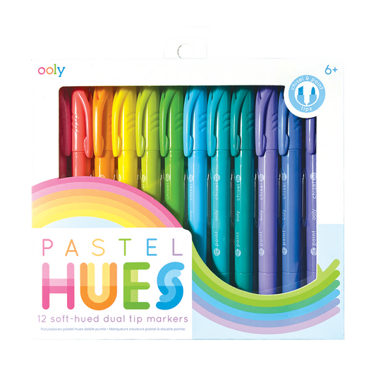 OOLY Pastel Hues Dual Tip Markers in packaging