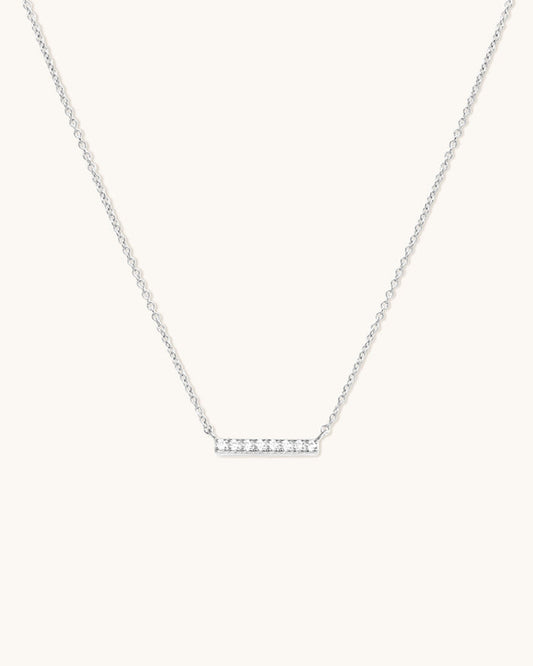 Pave Bar Necklace