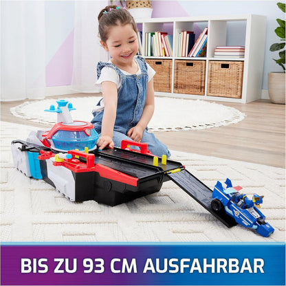 Paw Patrol The Mighty Movie Aircraft Carrier HQ Playset
