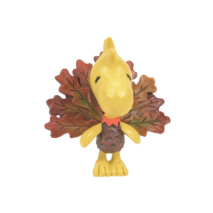 Peanuts by Jim Shore | Woodstock Turkey Mini | Figurine