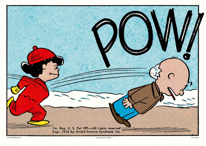 Peanuts Snowball Pow! Poster