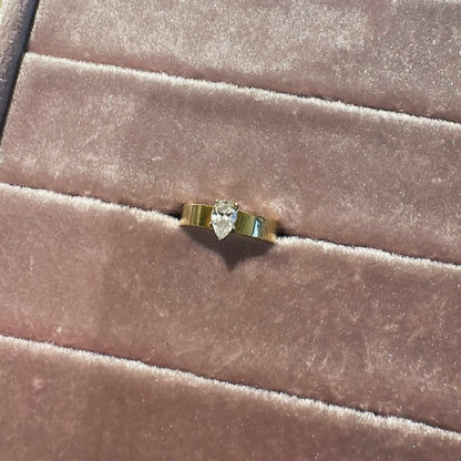 Pear Pinky Ring