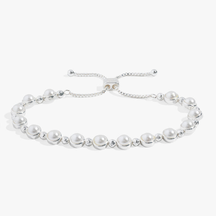 Pearl Bolo Beaded Bracelet