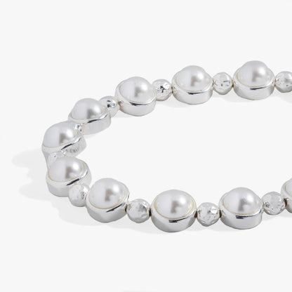 Pearl Bolo Beaded Bracelet