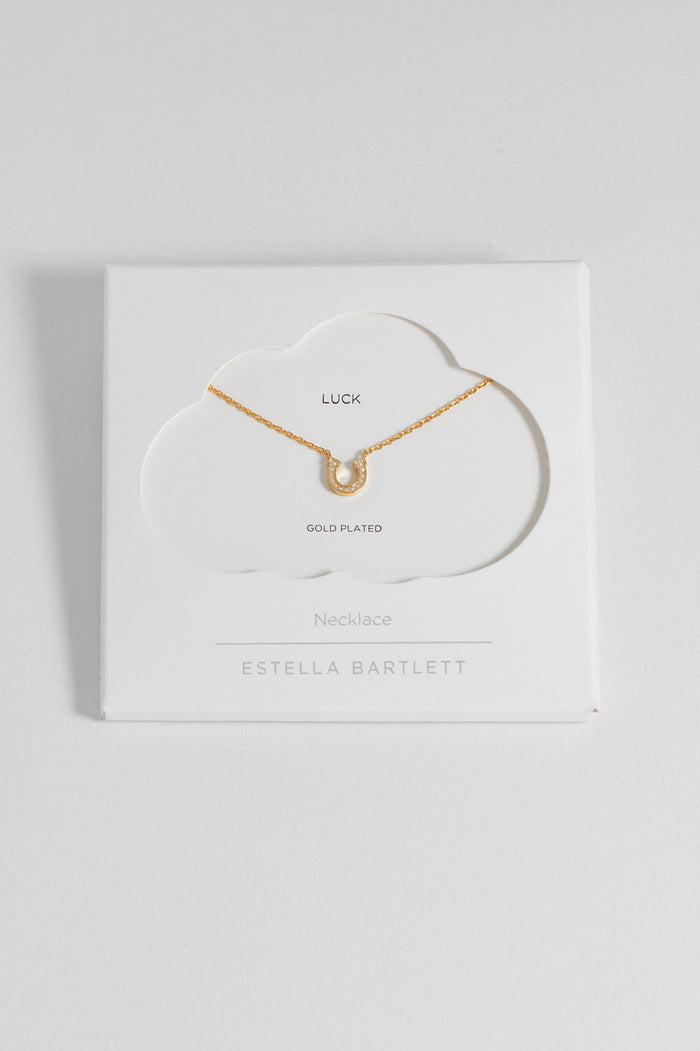 Pearl Horseshoe Necklace