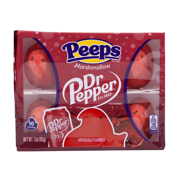 Peeps Dr Pepper Chicks Marshmallow Candy - 36 Count