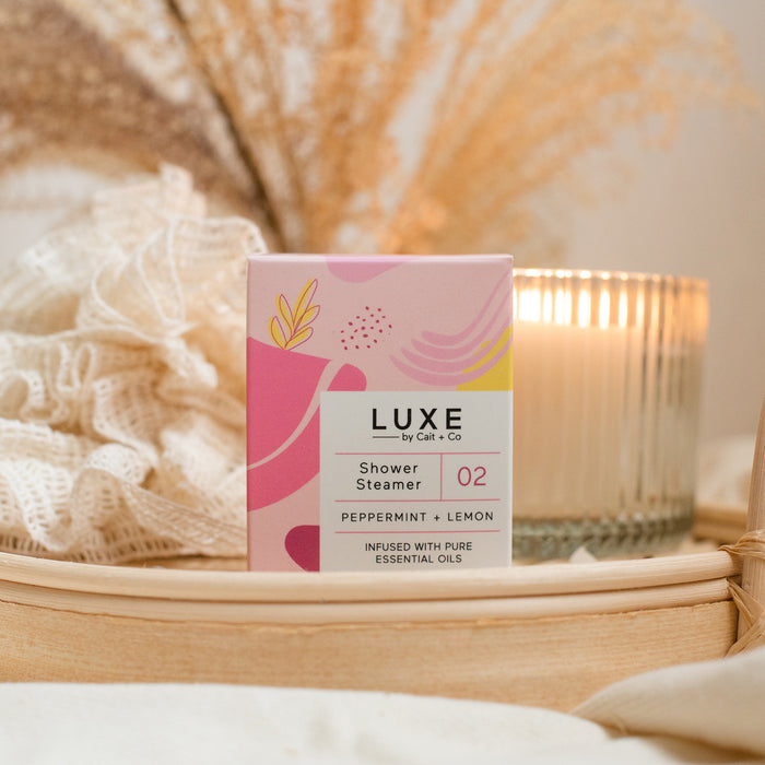 Peppermint + Lemon Aromatherapy Shower Steamer
