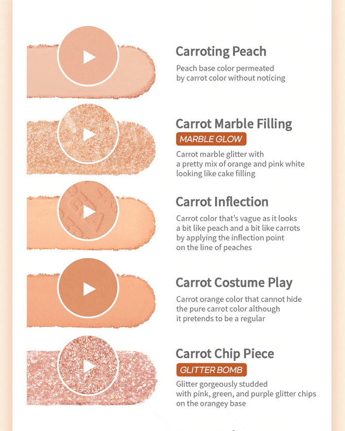 peripera All Take Mood Palette #Better Carrot-ing