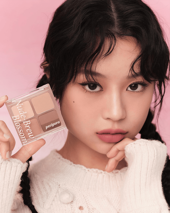 peripera Ink Pocket Shadow Palette #Nude-Brew Blossom