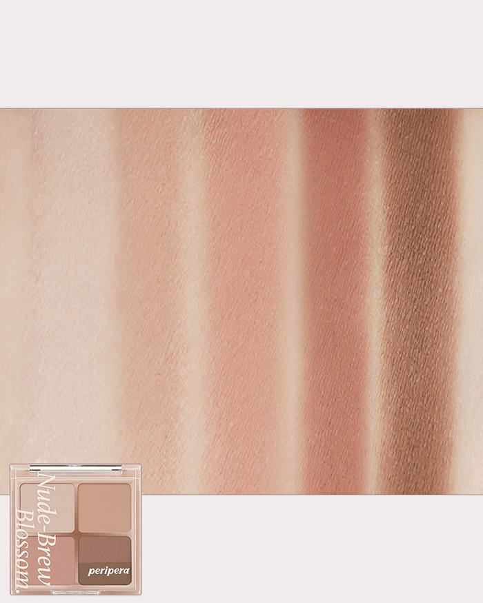 peripera Ink Pocket Shadow Palette #Nude-Brew Blossom
