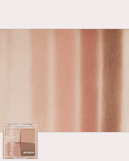 peripera Ink Pocket Shadow Palette #Nude-Brew Blossom
