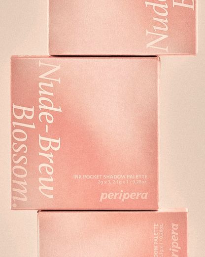 peripera Ink Pocket Shadow Palette #Nude-Brew Blossom