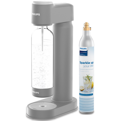 Philips GoZero Soda Maker - Grey | ADD4901GR/10 Philips Water Carbonator Euronics Ireland