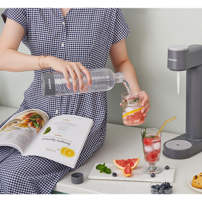Philips GoZero Soda Maker - Grey | ADD4901GR/10 Philips Water Carbonator Euronics Ireland