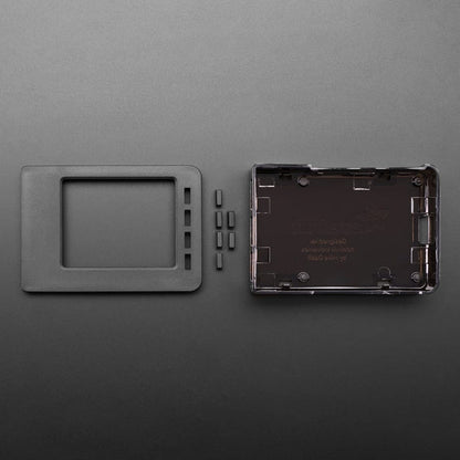 Pi Model B+ / Pi 2 / Pi 3 - Case Base and Faceplate Pack - Black - for 2.8" PiTFT by Adafruit - The Pi Hut