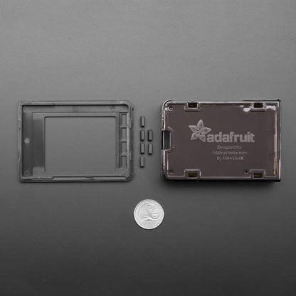 Pi Model B+ / Pi 2 / Pi 3 - Case Base and Faceplate Pack - Black - for 2.8" PiTFT by Adafruit - The Pi Hut